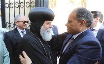 محافظ الشرقية يهنئ أسقف الزقازيق بعيد القيامة المجيد