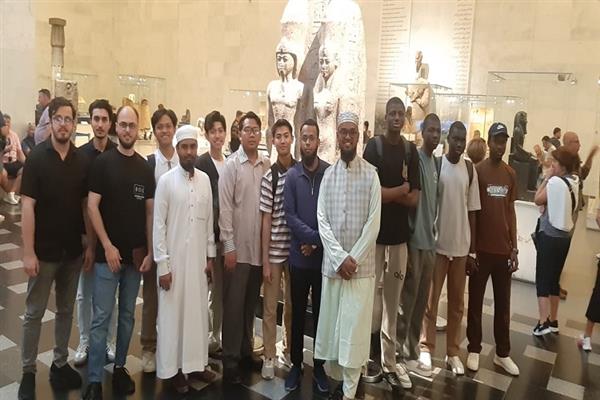 رحلة طلابية تثقيفية للمتحف القومي للحضارة المصرية 