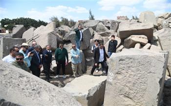 جولة ميدانية لبحث تطوير منطقة بهبيت الحجارة في سمنود وتعظيم الاستفادة منها سياحيًا