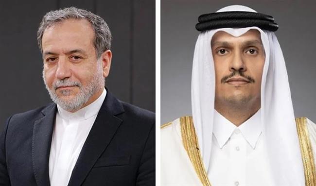 رئيس وزراء قطر ووزير خارجية إيران يبحثان هاتفيا آخر التطورات المتعلقة بوقف إطلاق النار