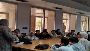 أنشطة تفاعلية وورش فنية في جولة أتوبيس الفن الجميل بالمتحف القومي للحضارة 