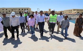 5000 فرصة عمل على أعتاب الإنجاز.. محافظ البحر الأحمر يتفقد ميناء الصيد بأبو رماد بتكلفة 416 مليون جنيه