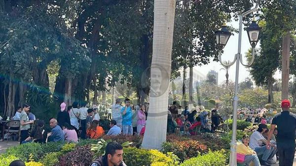 أجواء البهجة تملأ حديقة الحرية احتفالًا بشم النسيم.. صور 