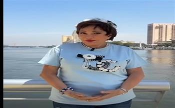 لبلبة تحتفل بشم النسيم على كورنيش النيل وتشارك الجمهور أجواء الربيع