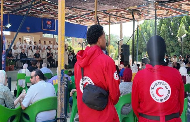 الهلال الأحمر المصري يشارك في تأمين احتفالات عيد شم النسيم بالمحافظات 