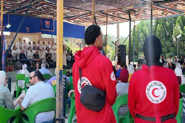 الهلال الأحمر المصري يشارك في تأمين احتفالات عيد شم النسيم بالمحافظات 