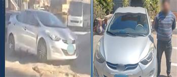 ضبط قائد سيارة لقيامه بالدوران من مكان غير مخصص بالبحيرة وتعريض حياة المواطنين للخطر