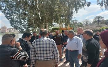 محافظ الدقهلية يتفقد مستوى النظافة بشوارع المنصورة وحديقة شجرة الدر استعدادًا لاستقبال المواطنين في شم النسيم 