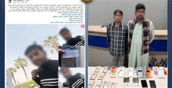 القبض على شخصين لاتهامهما بالنصب وبيع هواتف مقلدة بالقاهرة