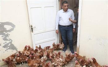 محافظ البحر الأحمر يتفقد وادي حوضين.. مشروع تنموي متكامل يجمع الزراعة والثروة الحيوانية وتدريب السيدات في قلب 