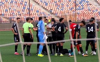 الدوري الممتاز.. إصابة الشهدي في لقاء مودرن والجونة والحكم الرابع يكمل بديلًا