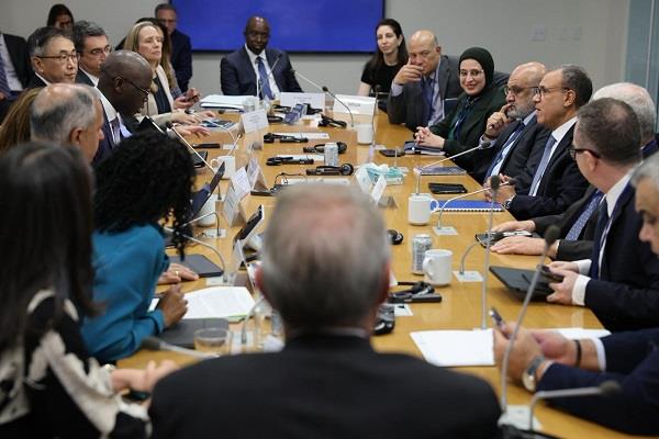 وزير الخارجية يلتقي نائب رئيس البنك الدولي لمنطقة الشرق الأوسط