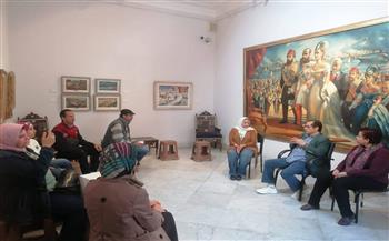 محاضرة عن توثيق الأعمال المتحفية بمركز محمود سعيد بالإسكندرية