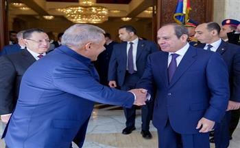 الرئيس السيسي يؤكد حرص مصر على تعزيز العلاقات الاقتصادية مع روسيا الاتحادية وتتارستان