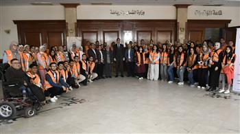 وزير الشباب يلتقي المشاركين ببرنامج إحياء مسار العائلة المقدسة