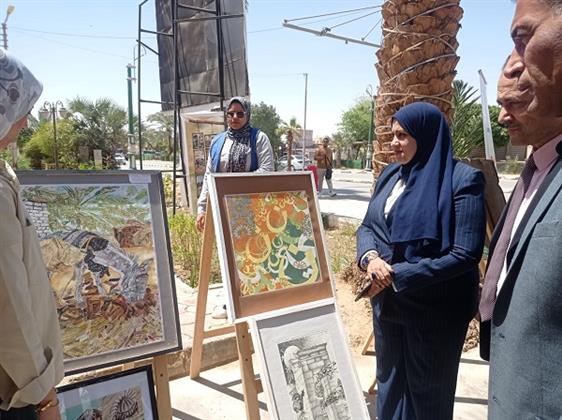 قصور الثقافة تختتم معرض "تجربة شخصية" بالوادي الجديد ضمن مشروع "المواجهة والتجوال"