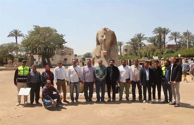 الأمين العام للمجلس الأعلى للآثار يتفقد منطقتي سقارة وميت رهينة