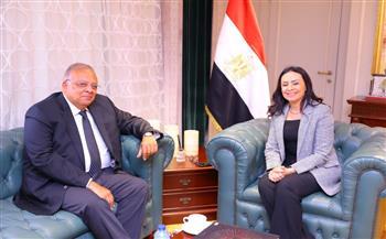وزيرة التضامن الاجتماعي تلتقي رئيس المجلس القومي لحقوق الإنسان