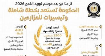 «مجلس الوزراء»: الحكومة تستعد بخطة شاملة وتيسيرات للمزارعين تزامنًا مع بدء موسم توريد القمح 
