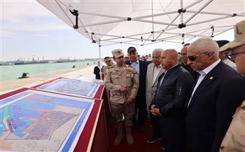 تطوير ميناء العريش وتعزيز الممر اللوجيستي.. وزير النقل يتفقد مشروعات التنمية بشمال سيناء