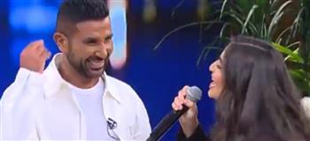 ابنه أحمد سعد تشاركه الغناء لأول مرة على المسرح