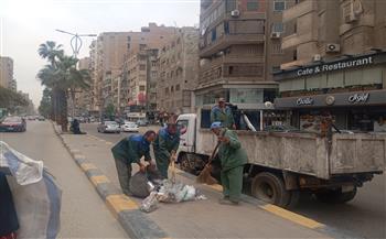 محافظ الجيزة يتفقد حالة النظافة والطرق بمتفرعات شارعي فيصل والهرم وعثمان محرم