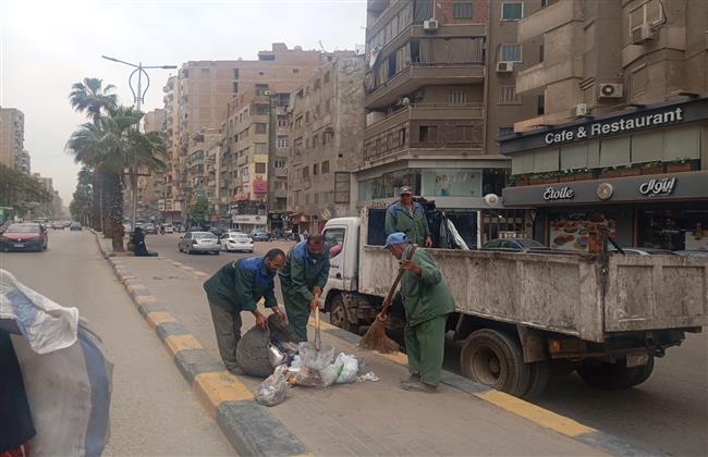 محافظ الجيزة يتفقد حالة النظافة والطرق بمتفرعات شارعي فيصل والهرم وعثمان محرم