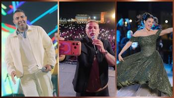 بالصور.. محمد نور وصابرين النجيلي وعدوية يشعلون احتفالية عالمية في العاشر من رمضان 