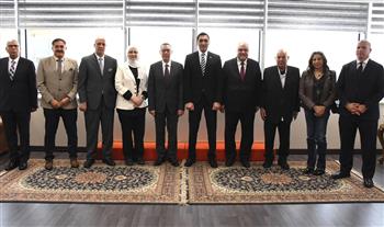 وزير الرياضة يلتقي مجلس إدارة اتحاد الطائرة لبحث المنافسات المقبلة