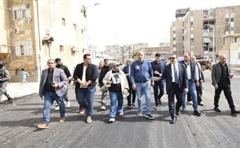 محافظ بورسعيد يتفقد منطقة التصنيع بحي الضواحي ويشدد على سرعة الانتهاء من أعمال التطوير