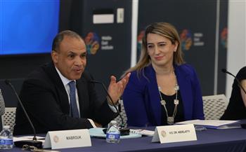 وزير الخارجية يستعرض خلال مائدة مستديرة بمعهد الشرق الأوسط بواشنطن محددات الموقف المصرى من الأزمات الاقليمية 