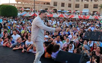 إدوارد وفرقته "زا جيبسيس" يشعلون شم النسيم في نادي هيلوبوليس الشروق