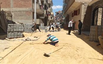  محافظ كفرالشيخ يتابع أعمال تركيب الانترلوك بقلين ضمن مشروعات الخطة الاستثمارية