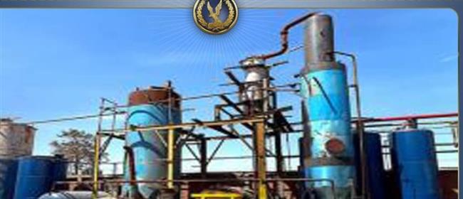 مداهمة مصنع زيوت مغشوشة بالشرقية وتحريز 109 أطنان مواد بترولية ومخلفات