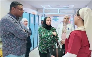 جولة تفقدية لوكيل وزارة الصحة على مستشفى الغردقة العام ومستشفى الحميات