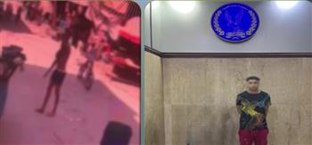 القبض على عاطل في حلوان بعد إشهار سلاح ناري بسبب معاكسة فتاة