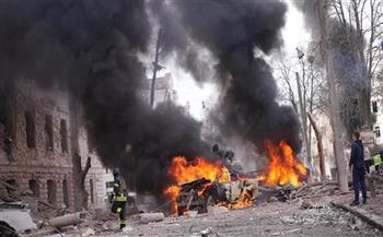 ارتفاع مصابي القصف الروسي على كييف إلى 10 أشخاص