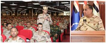 الفريق أشرف سالم زاهر يلتقي طلبة ودارسي الأكاديميات والمعاهد العسكرية