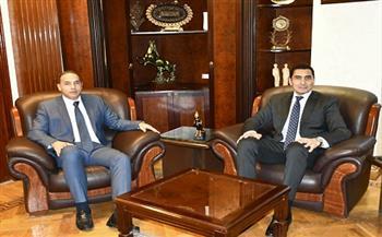 وزير الشباب يبحث مع رئيس هيئة الرقابة المالية تعزيز أطر التعاون المشترك   