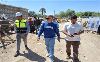 رئيس مياه الفيوم يتابع ميدانياً مشروعات توسعات الصرف الصحي بالمحافظة