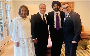 وزير الخارجية يلتقي رئيس مجموعة البنك الدولي