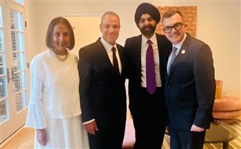 وزير التخطيط والتنمية الاقتصادية يلتقي رئيس مجموعة البنك الدولي خلال اجتماعات الربيع بواشنطن