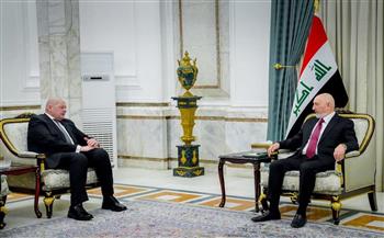 سفير مصر ببغداد ينقل تهنئة الرئيس السيسي إلى الرئيس العراقي بمناسبة انتخابه