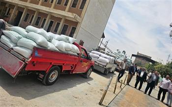 تموين الأقصر تتسلم ١٥٢.٢ طن من الأقماح خلال ٤٨ ساعة داخل مواقع تخزين القمح المحلى