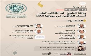 وزيرة الثقافة تهنئ الفائزين بجائزة الشيخ زايد للكتاب.. وتؤكد قوة الحضور المصري على الساحة العربية 