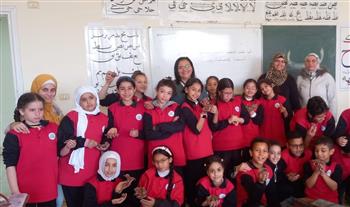 طلاب المدرسة اليابانية في ضيافة قصر ثقافة برج العرب