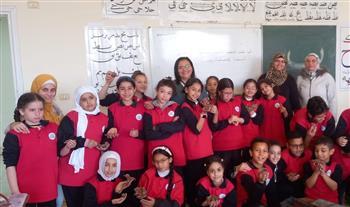 طلاب المدرسة اليابانية في ضيافة قصر ثقافة برج العرب 