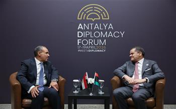 وزير الخارجية يلتقى مع رئيس حكومة الوحدة الوطنية الليبية