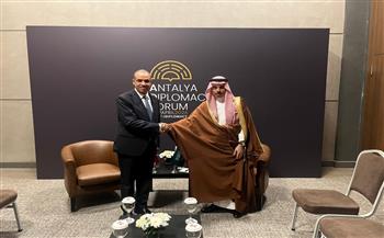 مشاورات مصرية سعودية على هامش منتدى أنطاليا الدبلوماسي