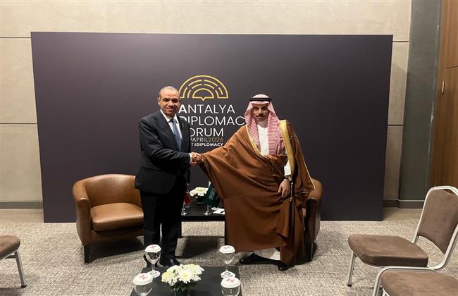 مشاورات مصرية سعودية على هامش منتدى أنطاليا الدبلوماسي